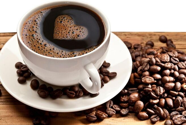 zwarte koffie